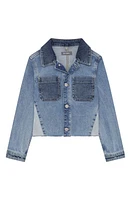 DL1961 Kids' Manning Paneled Denim Jacket Shoreline (Performance) at Nordstrom,