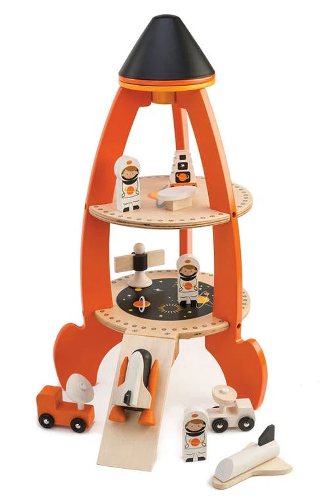 Tender Leaf Toys Cosmic Rocket Playset in Orange at Nordstrom