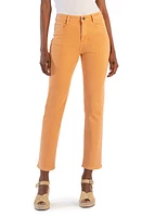 KUT from the Kloth Rachael High Waist Crop Mom Jeans Apricot at Nordstrom,