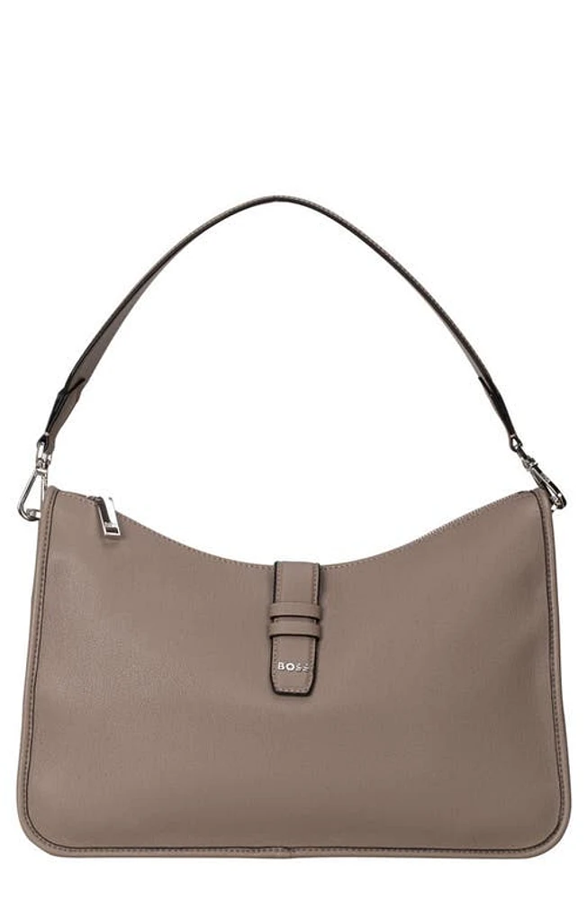 BOSS Maddie Shoulder Bag in Grey at Nordstrom