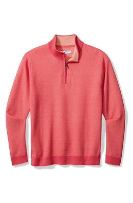 Tommy Bahama Men's Coolside IslandZone Half Zip Pullover at Nordstrom,