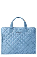 MZ Wallace Medium Metro Quilted Nylon Box Tote in Medium Blue at Nordstrom