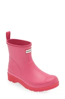 Hunter Play Short Waterproof Rain Boot in Magenta Flux at Nordstrom, Size 6