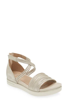 Eileen Fisher Shae Strappy Sandal Platinum at Nordstrom,