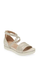 Eileen Fisher Shae Strappy Sandal Platinum at Nordstrom,