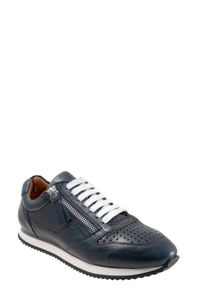 Trotters Infinity Leather Sneaker Navy at Nordstrom,