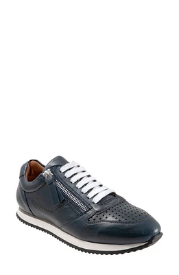 Trotters Infinity Leather Sneaker Navy at Nordstrom,