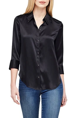 L'AGENCE Dani Silk Charmeuse Blouse at Nordstrom,