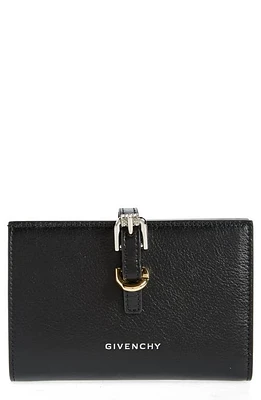 Givenchy Voyou Leather Bifold Wallet in Black at Nordstrom