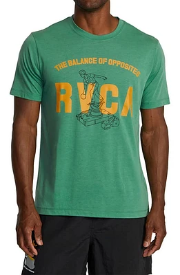 RVCA Luke PA Performance Graphic T-Shirt Green Grass at Nordstrom,