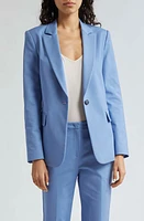 Emporio Armani Cotton Couture One-Button Blazer Solid Light Blue at Nordstrom, Us