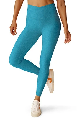 Beyond Yoga at your Leisure Space Dye High Waist Midi Leggings Heather Nordstrom,