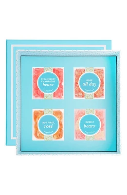 sugarfina Champagne Rose 4-Piece Candy Bento Box in Blue at Nordstrom