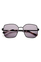 Gemma Styles Goodbye Stranger 56mm Geometric Sunglasses in Carbon at Nordstrom