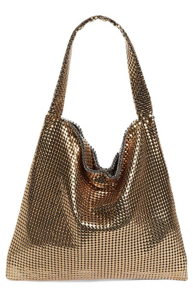 Rabanne Pixel Chain Mesh Tote in Gold at Nordstrom