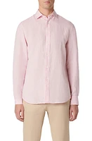 Bugatchi Axel Linen Button-Up Shirt at Nordstrom,