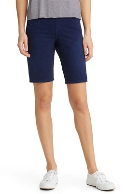 Hue Game Changing Bermuda Shorts Dark Rinse Wash at Nordstrom,