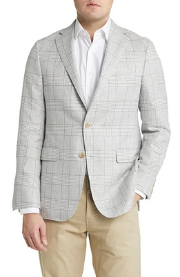 Hickey Freeman Plaid Sport Coat Grey at Nordstrom,