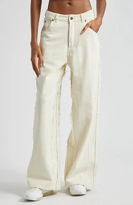 HONOR THE GIFT Herringbone Twill Wide Leg Pants at Nordstrom,