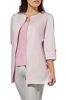 Ming Wang Front Zip Jacket Perfect Pink at Nordstrom,