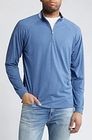 johnnie-O Steffen Pinstripe Half Zip Performance Pullover at Nordstrom, R