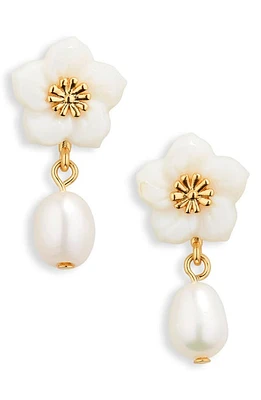 Madewell Freshwater Pearl Statement Drop Earrings in Gold/freshwater Pearl at Nordstrom