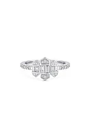 Sara Weinstock Taj Baguette Diamond Ring 18K White Gold at Nordstrom,