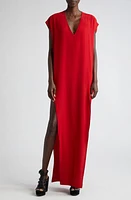 Rick Owens Arrowhead Crepe Shift Dress in Cardinal Red at Nordstrom, Size 8 Us