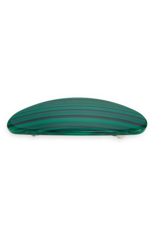 Machete Jumbo Oval Barrette in Malachite at Nordstrom