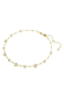 Swarovski Imber Crystal Station Necklace in Gold at Nordstrom