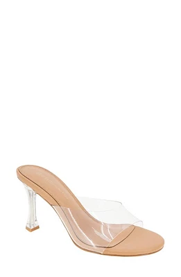 bcbg Martina Sandal Clear/Tan at Nordstrom,