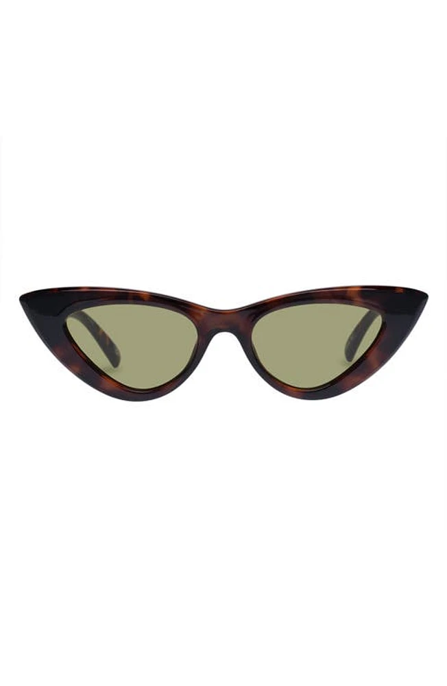 Le Specs Hypnosis 50mm Cat Eye Sunglasses in Dark Tort at Nordstrom