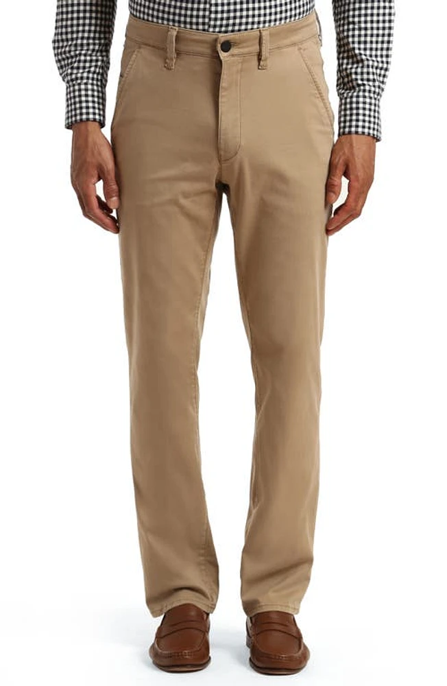 34 Heritage Charisma Relaxed Fit Straight Leg Flat Front Chinos Khaki Twill at Nordstrom, X