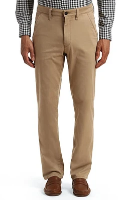 34 Heritage Charisma Relaxed Fit Straight Leg Flat Front Chinos Khaki Twill at Nordstrom, X