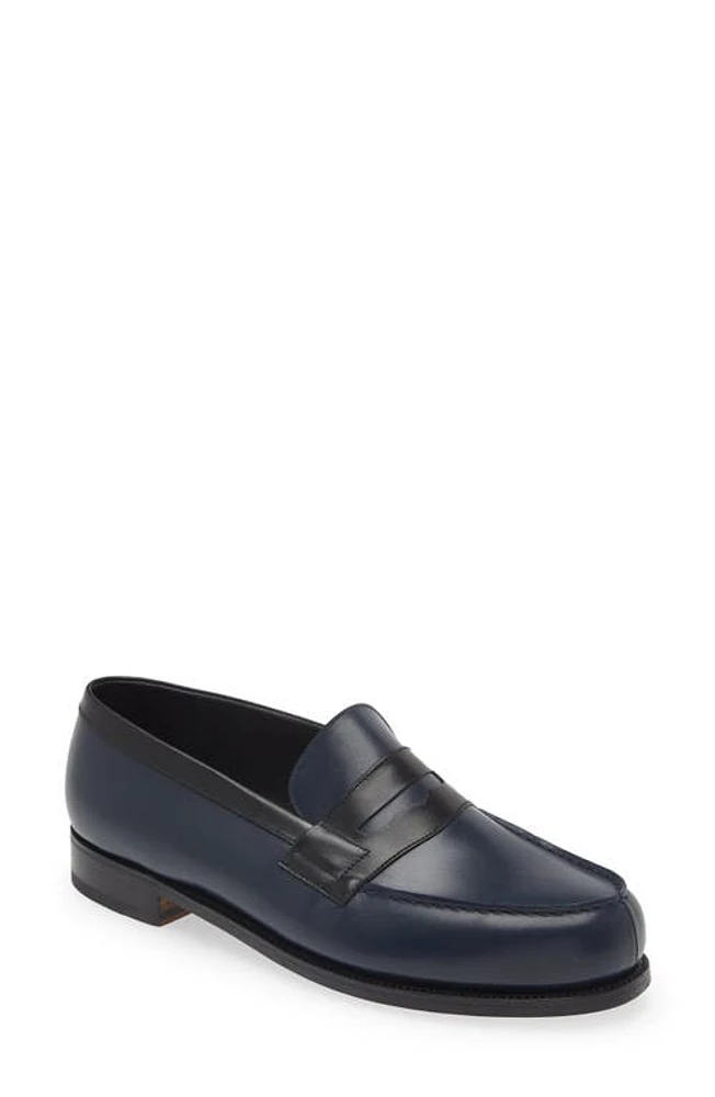 JM WESTON 180 Loafer Blue Ocean /Black at Nordstrom,