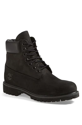 Timberland 6 Inch Premium Waterproof Boot Black at Nordstrom,