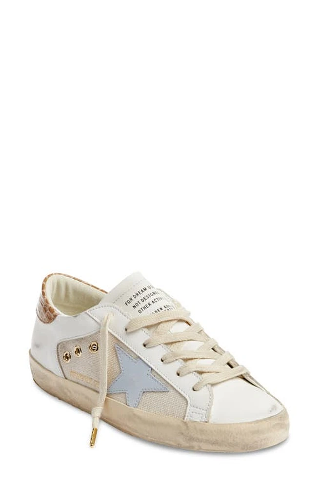 Golden Goose Super-Star Low Top Sneaker White/Grey at Nordstrom,