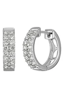 Bony Levy Audrey Diamond Hoop Earrings in 18K White Gold at Nordstrom