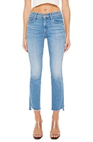 MOTHER The Insider High Waist Step Frayed Hem Crop Jeans at Nordstrom,