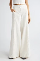 TWP Demie High Waist Wide Leg Pants Bone at Nordstrom,