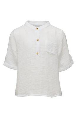 Snapper Rock Kids' Frankie Shirt White at Nordstrom,