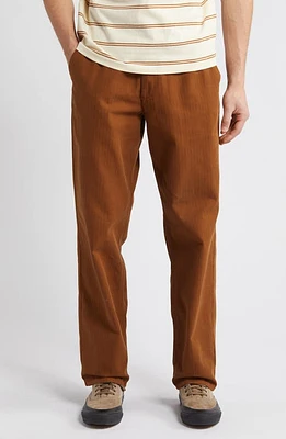 FORET Clay Herringbone Cotton Pants Rubber at Nordstrom,