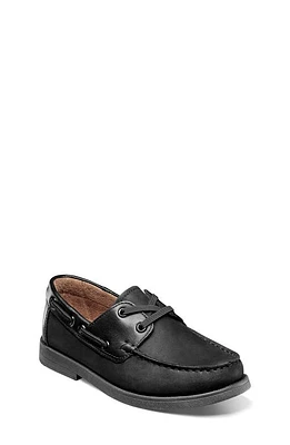 Florsheim Kids' Croquet Boat Shoe Black at Nordstrom, M