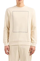 Armani Exchange Milano Edition Box Logo Sweatshirt Fog at Nordstrom,