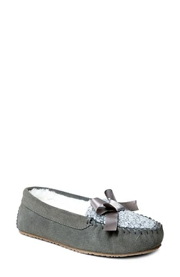 Minnetonka Cosi Faux Shearling Slipper Grey Multi at Nordstrom,