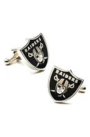 Cufflinks, Inc. 'Oakland Raiders' Cuff Links in Black/White/Silver at Nordstrom