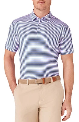 Mizzen+Main Versa Stripe Performance Polo Rose Multi at Nordstrom,