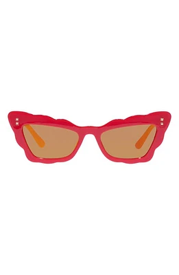 AIRE Gamma Ray 51mm Cat Eye Sunglasses in Mandarin at Nordstrom