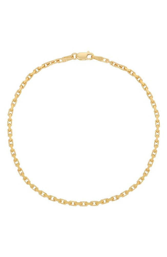 Bony Levy Men's 14k Gold Rolo Chain Bracelet in 14K Yellow Gold at Nordstrom, Size 8