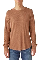 Lucky Brand Garment Dye Thermal Cotton Top at Nordstrom,